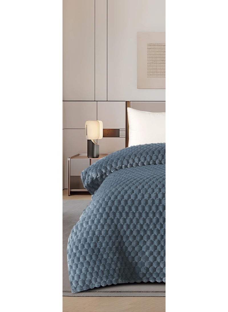 MingLi King size double bed blanket, lightweight, 1800g, for warmth and softness, size 220*240cm - Image 2