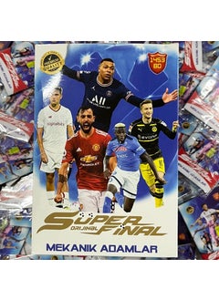 Ykm Stationery Super Final Mechanical Men Latest Season Football Player Cards 150 Pack of 3 (450 Cards)