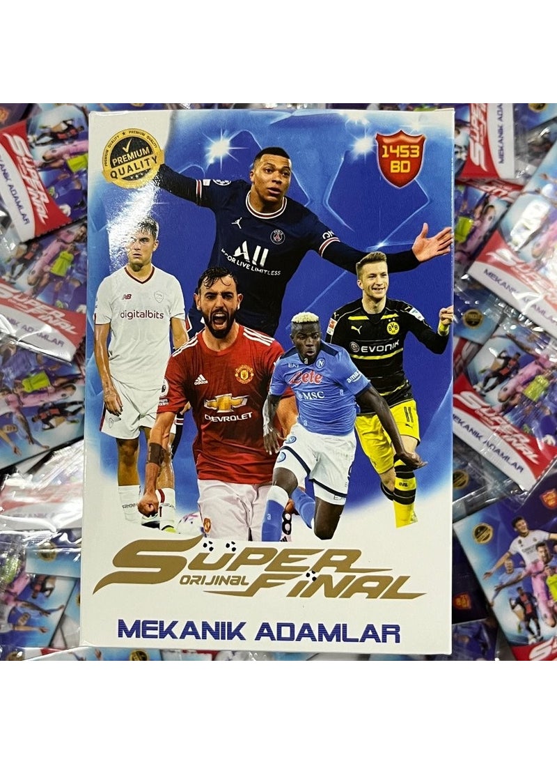 Ykm Kırtasiye - Ykm Stationery Super Final Mechanical Men Latest Season Football Player Cards 150 Pack of 3 (450 Cards) - Image 1