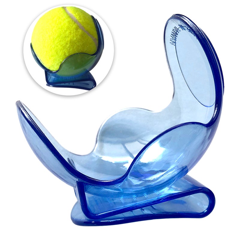 1Pc Transparent Tennis Ball Clip Plastic Tennis Training Ball Holder - Image 1