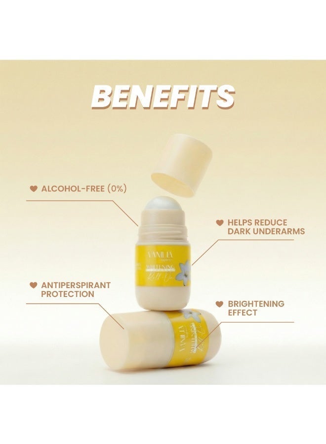 MOOD Vanilla Whitening Deodorant Roll-On 50 ML - Image 3