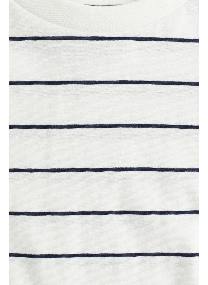 H&M Long-Sleeved Cotton Jersey Top