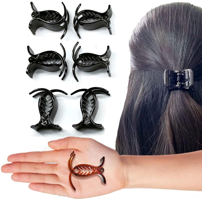 BIRDWARE Medium-Size Multi Color Imported Acrylic Material Butterfly Hair Clips For Women | Hair Clutchers - Image 1