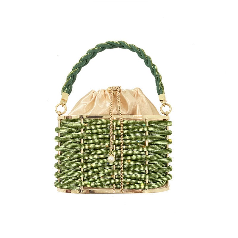 2023 New Fashion Light Luxury Simple All-Match Handmade Screw Pattern Women'S Bag Chain Women'S Bag Evening Bag - Image 1