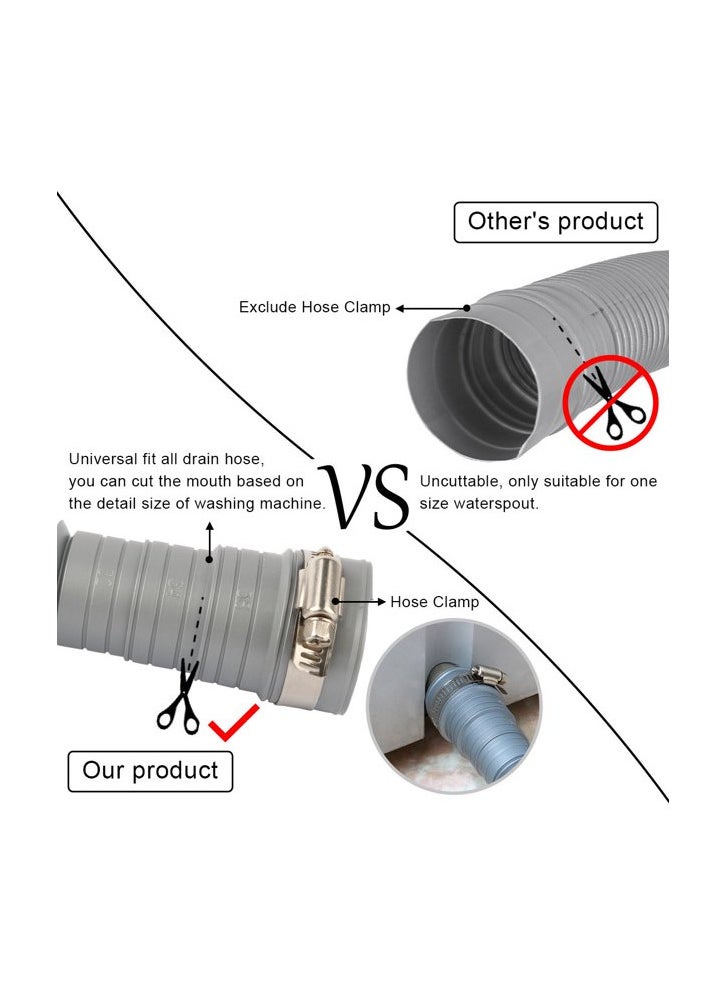 Generic خرطوم تصريف الغسالة عالمي متوافق مع جميع الموديلات  - Image 5