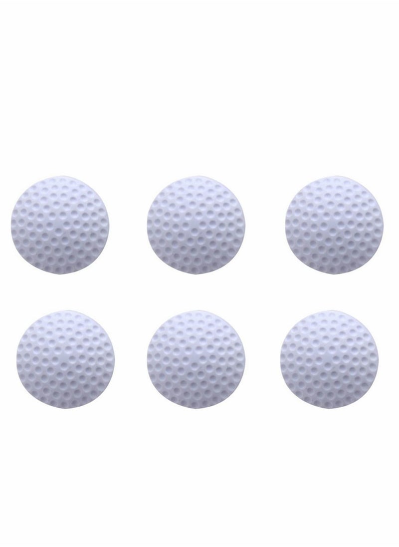 Excefore Door Handle Bumper, Self-Adhesive Wall Protector, Door Knob Wall Shield Rubber Buffer Crash Pads Door Stoppers, for Furniture Crafts Glass Table,6 Piece  - Image 1