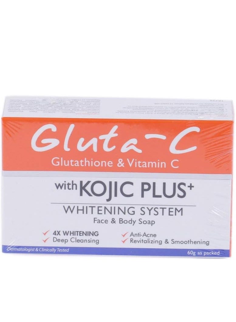غلوتا سي صابون الوجه والجسم مع كوجيك بلس 60 جم - Image 1