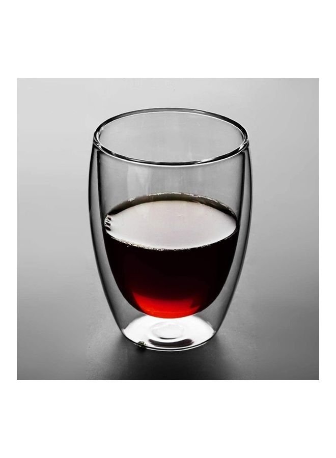 NIBEMINENT 2-Piece Double Walled Coffee Mugs Clear - Image 4