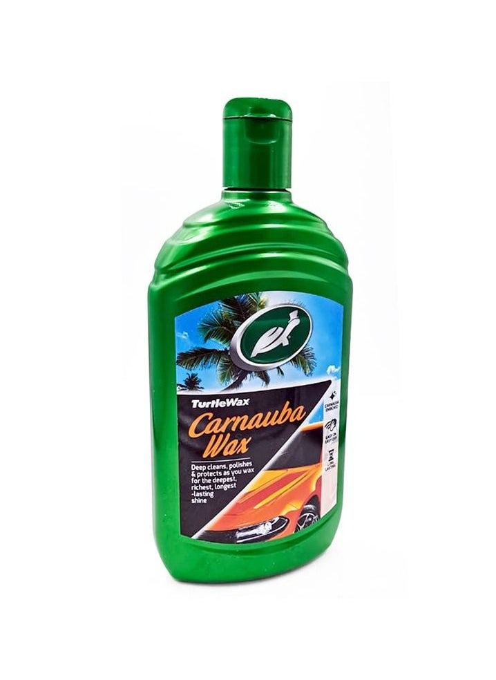 TURTLE Turtle Wax Carnauba Car Wax - Glossier, Long-lasting, Showroom Shine 500 ml Car Polish Wax Premium Quality  - Image 2