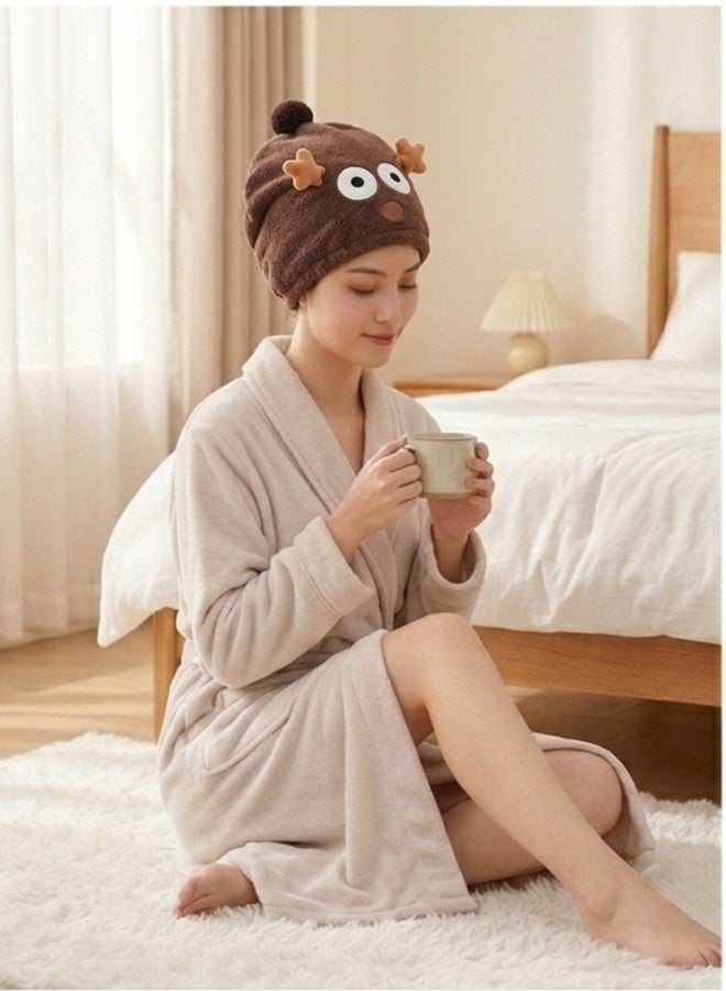 منشفة شعر مايكروفايبر فاخرة لتجفيف الشعر بسرعة – عمامة شعر ناعمة متعددة الاستخدام لتجفيف الشعر وتصفيفه – غطاء شعر أنيق وناعم للعناية بالشعر أثناء النوم – خفيفة، مريحة، مضادة للهيشان والتقصف – تصميم عصري فاخر يناسب النساء والبنات - Image 5