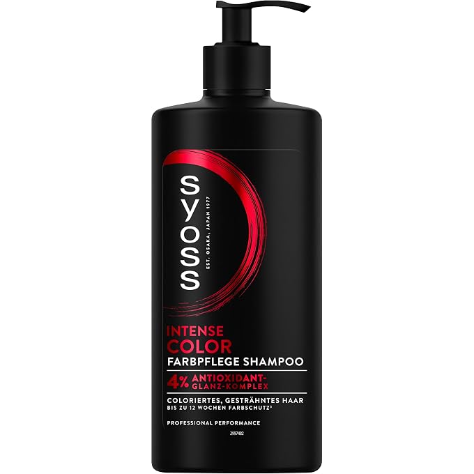 SYOSS Shampoo Color (440 ml), Hair Shampoo for Coloured, Highlighted and Dyed Hair, Protects Up to 12 Weeks from Fading, Vegan Formula with Tsubaki Flower - Image 1