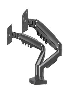 Skill Tech SH F160 Desk Mount Stand Full Motion Swivel Monitor Arm with Gas Spring for 17"-30" Monitors, VESA 100x100, 18kg Load Capacity – Black  - Image 1