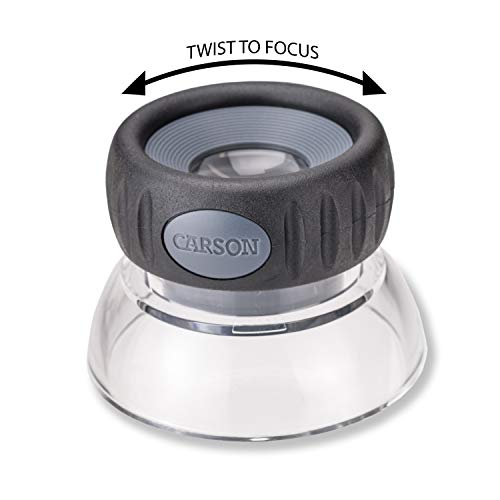 Carson LumiLoupe Plus 10.5x Power Focusable Stand Loupe Magnifier (LO-10) - Image 2