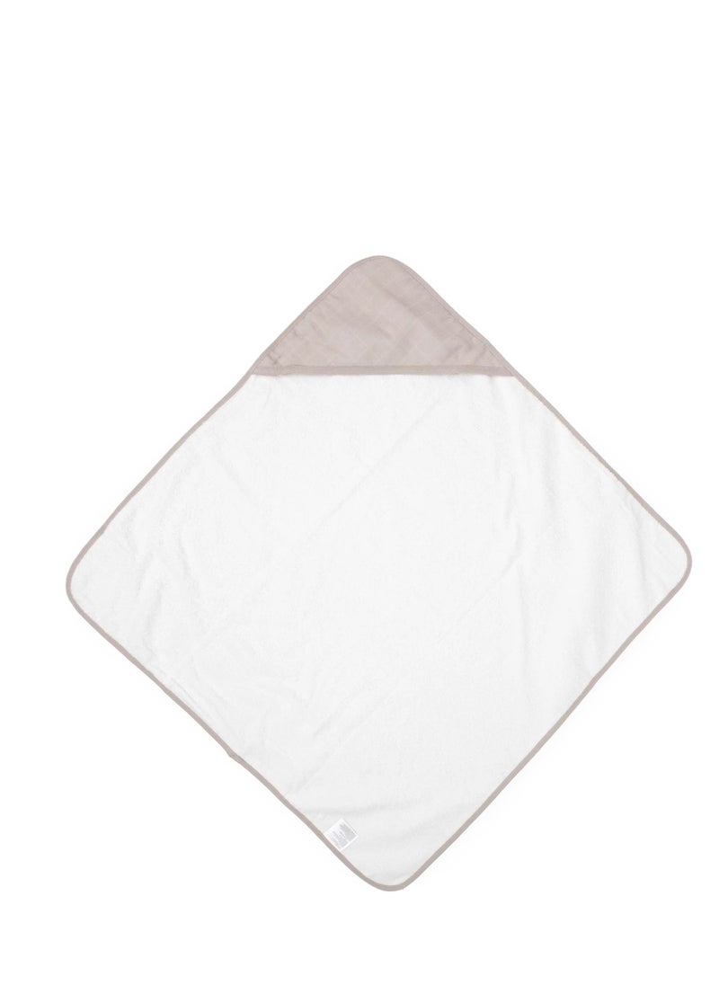 little unicorn Cotton Muslin Hooded Infant Towel Porpoise  - Image 3