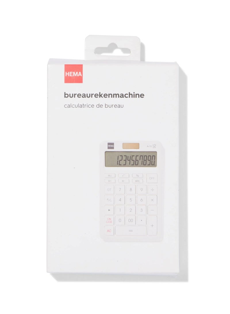آلة حاسبة إلكترونية مكتبية بشاشة LCD كبيرة مكونة من 12 رقمًا ونظام طاقة مزدوج. آلة حاسبة صغيرة الحجم وعملية مصممة للاستخدام المكتبي والمدرسي واليومي، تتميز بشاشة كبيرة وواضحة ونظام طاقة مزدوج موثوق لإجراء حسابات يومية دقيقة. - Image 2