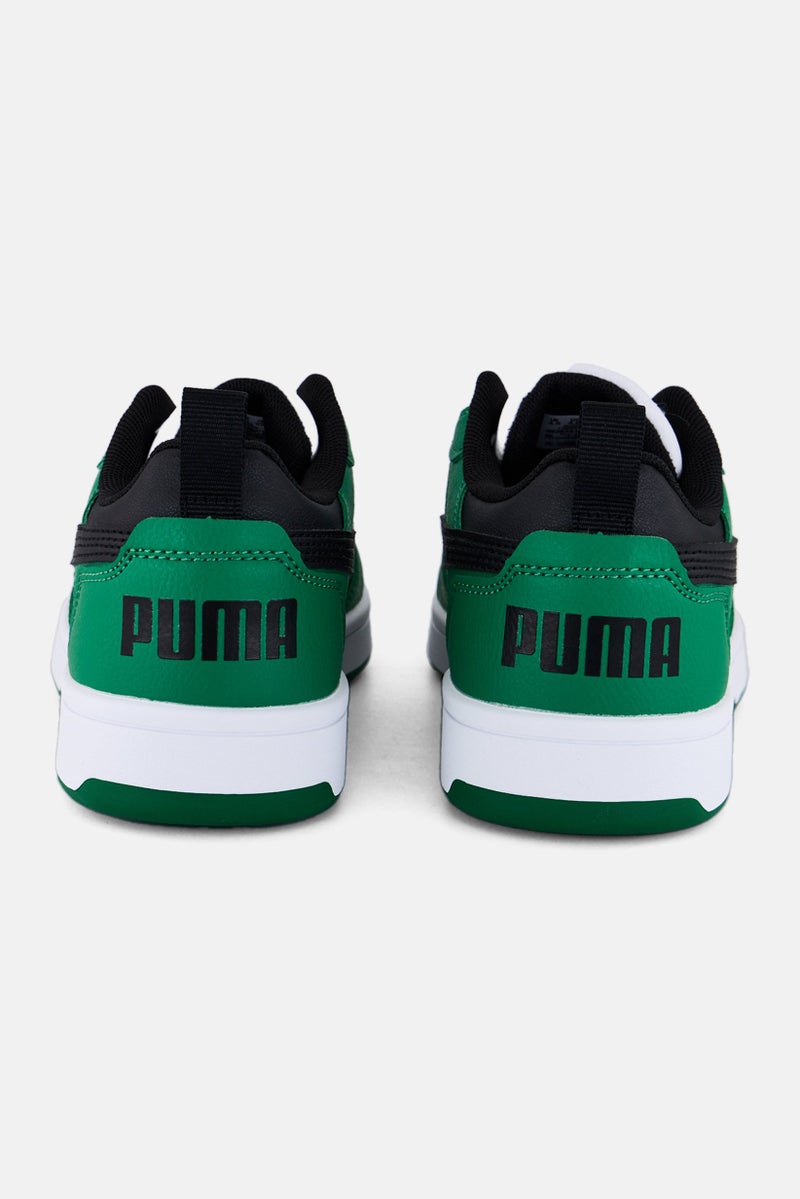 PUMA Kids Boy Rebound V6 Lo Lace Up Outdoor Sneaker, Multicolor - Image 3