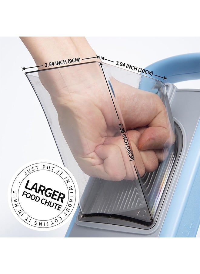 VOGMAX Food Slicer, Multi-Function Adjustable Food Slicer, Potato & Vegetable Cutter, Adjustable-Thickness Vegetable Chopper, Onion Chopper, Potato Slicer, Tomato Slicer, Multi-Function Fruit Slicer, Easy to Operate. - Image 4