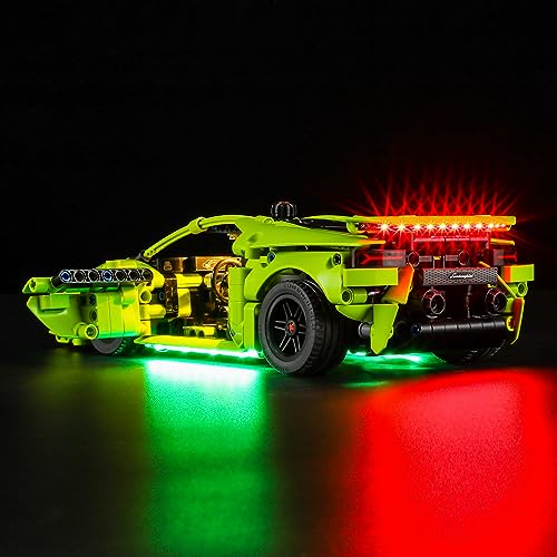 BRIKSMAX Led Lighting Kit for Lamborghini Huracn Tecnica - Compatible with Lego Technic Car Building Set - Image 3