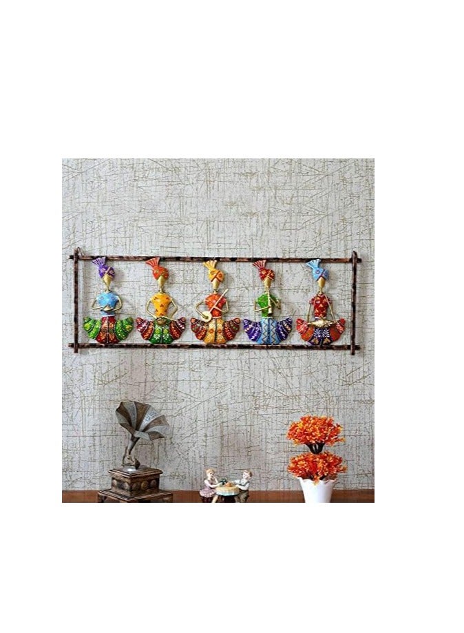 GHORI TRADITIONAL IRON 5 SARDAR IN FRAME DECOR - Image 1