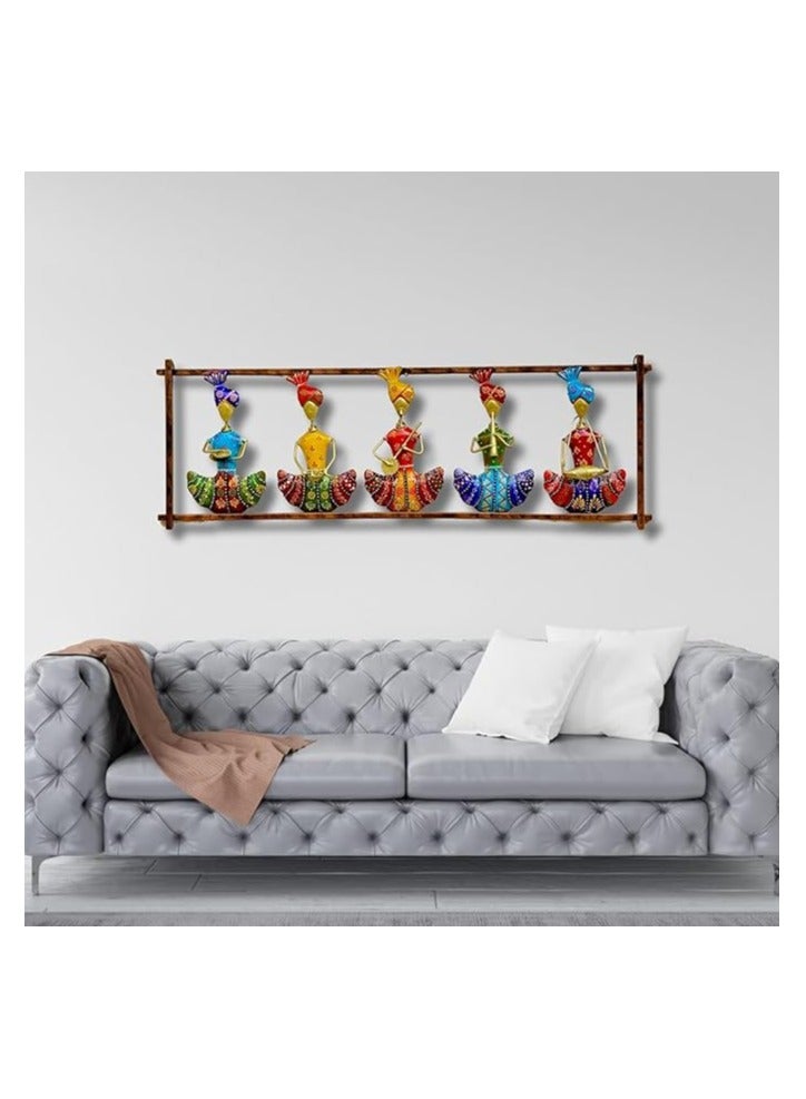 GHORI TRADITIONAL IRON 5 SARDAR IN FRAME DECOR - Image 2