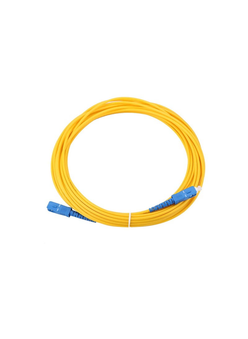 GGOOT SC-SC Fiber Optic Cable, 10 Meter Fiber Jumper Connection Cable, Low Insertion Loss Fiber Cable 0.18 dB and Great Return Loss and Good Performance, -40-80 - Image 1