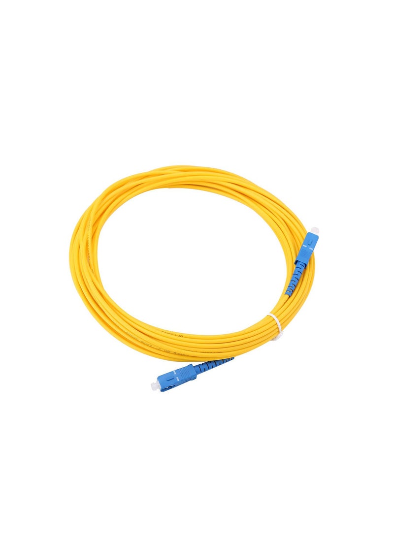 GGOOT SC-SC Fiber Optic Cable, 10 Meter Fiber Jumper Connection Cable, Low Insertion Loss Fiber Cable 0.18 dB and Great Return Loss and Good Performance, -40-80 - Image 5
