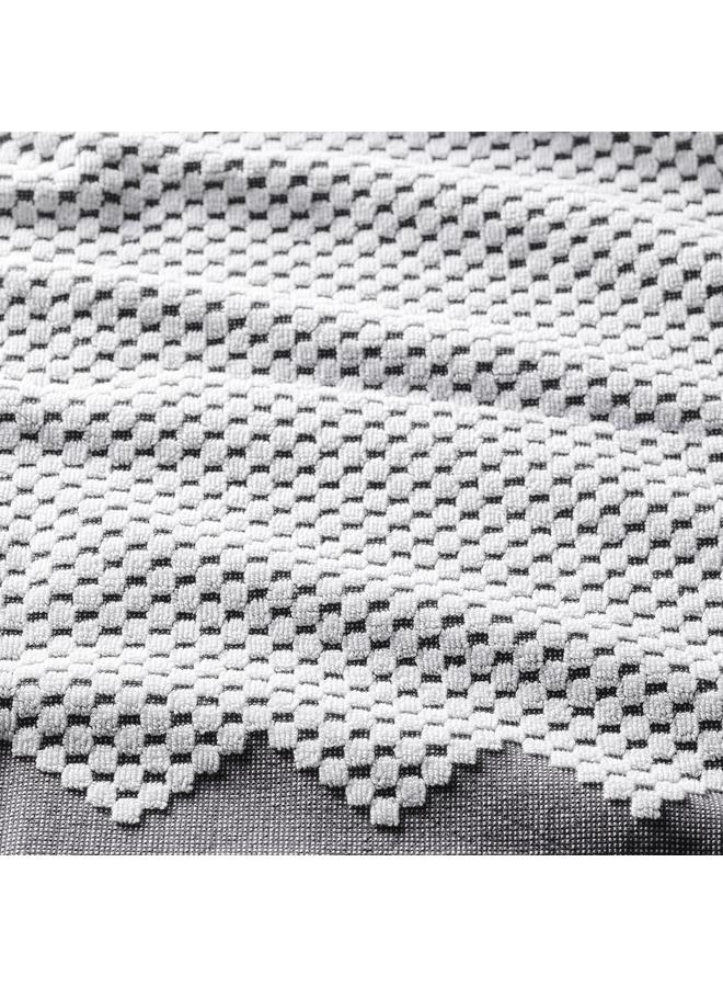 erorex Bath towel, white/grey, 70x140 cm - Image 2