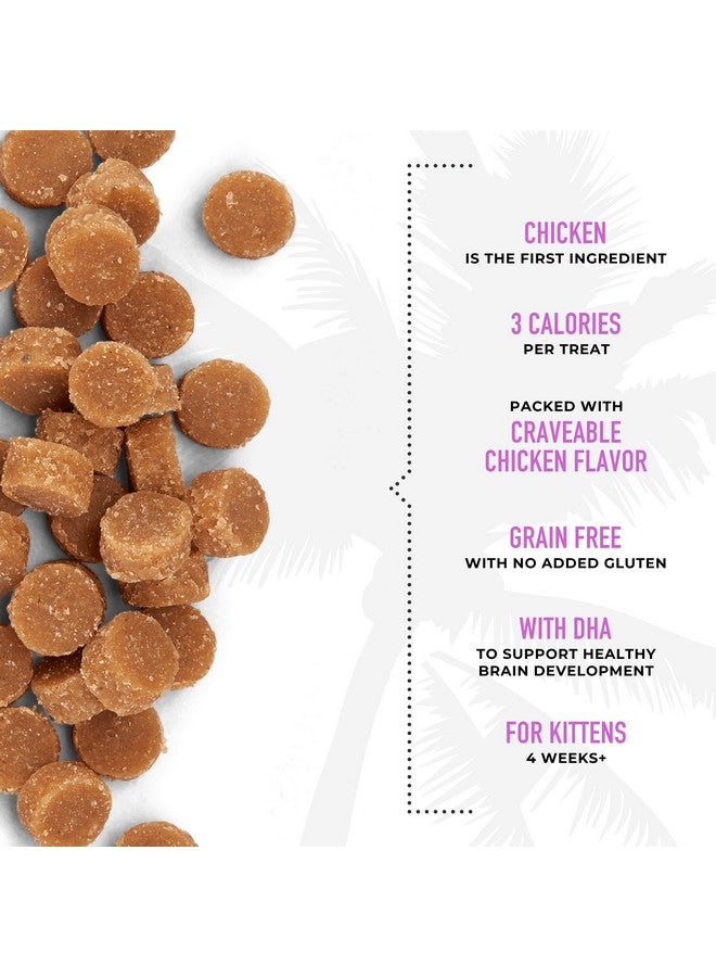Tiki Cat Baby Soft & Chewy, Chicken Flavored, LowCalorie, Mini Treats For Kittens 6 Weeks+, 2 Oz. Pouch - Image 5