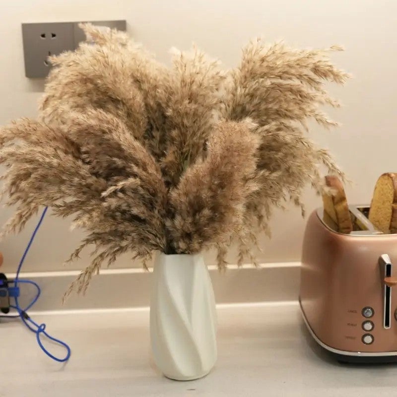 Bluejw 45cm Hot Selling Dried Pampas Grass Bouquet - Natural Dried Plants for Wedding, Party, Home, Christmas & Easter Decoration - Image 5