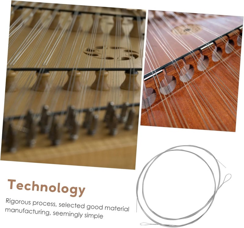 2pcs Steel Dulcimer Strings for Easy Replacement Durable Instrument Strings for Musicians and Learners Premium Quality for All Skill Levels - Image 2