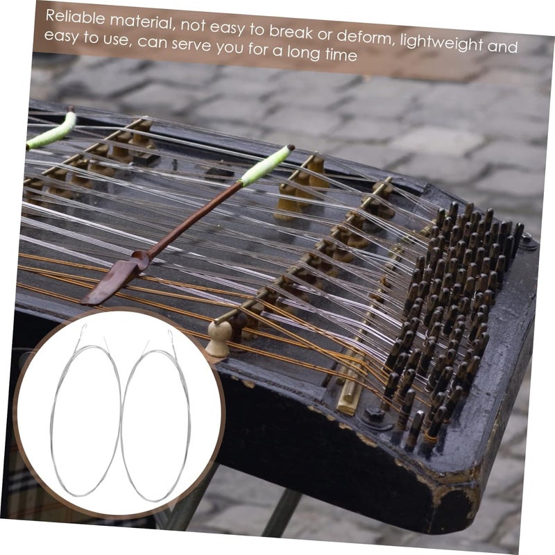 2pcs Steel Dulcimer Strings for Easy Replacement Durable Instrument Strings for Musicians and Learners Premium Quality for All Skill Levels - Image 4