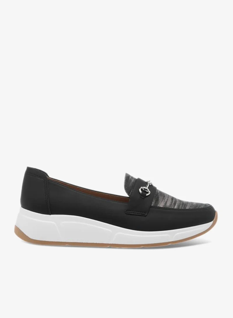 Flora Bella By Shoexpress Womens Textured Wedge Heel Shoes With Metal Accent Ramadan Collection
