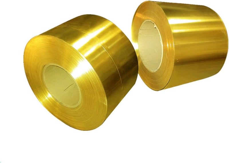 H62 Brass Foil Sheet 0 1mm Thick 50mm Wide 5 Meter Gold Film High Purity - Image 3