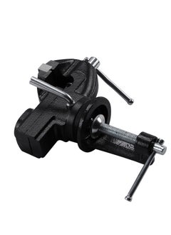 KSEIBI Table Bench Vise – Heavy-Duty Cast Iron with 360° Swivel Base, Wide Jaw Opening, and Anvil Surface for Versatile Use  - Image 3