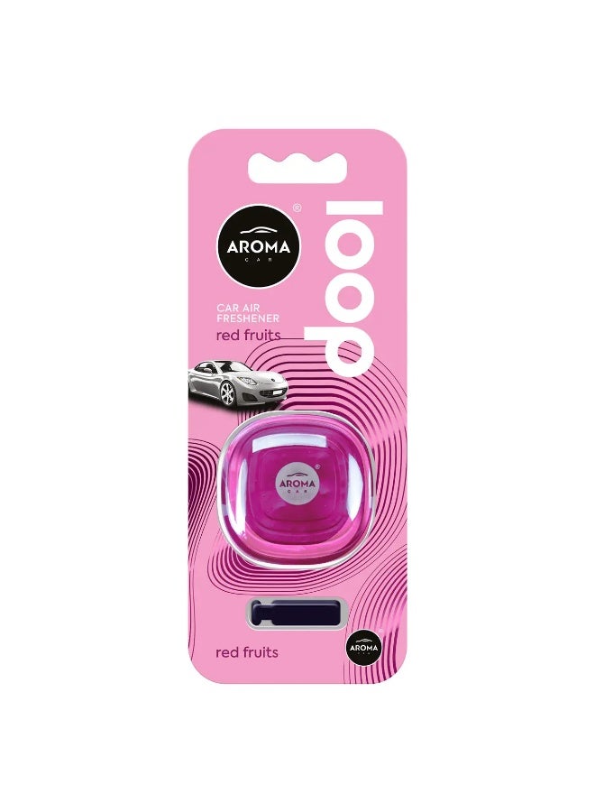 Aroma Car Air Freshener Loop Gel Red Fruits - Image 1