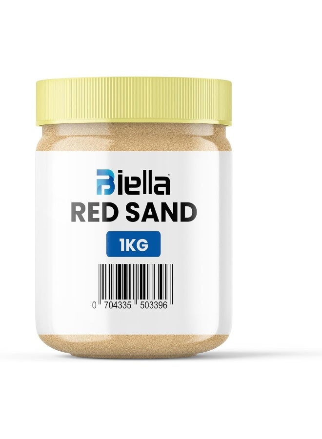 Biella 1 كجم رمل طبيعي متعدد الاستخدامات مثالي للبناء والأرضيات والأحواض والنباتات ومشاريع الأعمال اليدوية - Image 1