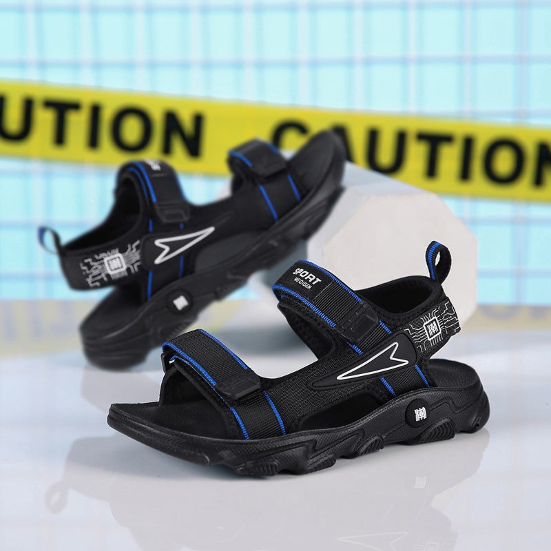 Children'S Sandals, Boys' Sports Shoes, Student Beach Shoes, 2024 Style, Lightweight Soft-Soled Boys' Toddler Shoes - Image 3