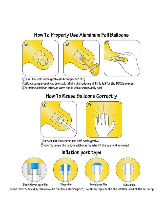 Balloonistics - Balloonistics Solid 16 Number Foil Balloon 17 Inch Balloon (Gold, Pack of 2) - Image 1