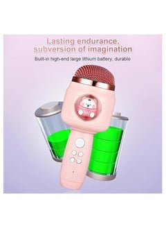 Toy Box Wireless BT Microphone Portable Handheld Mic Variable Sound Function 1200mAh with Night Light Intelligent Noise Reduction  - Image 5