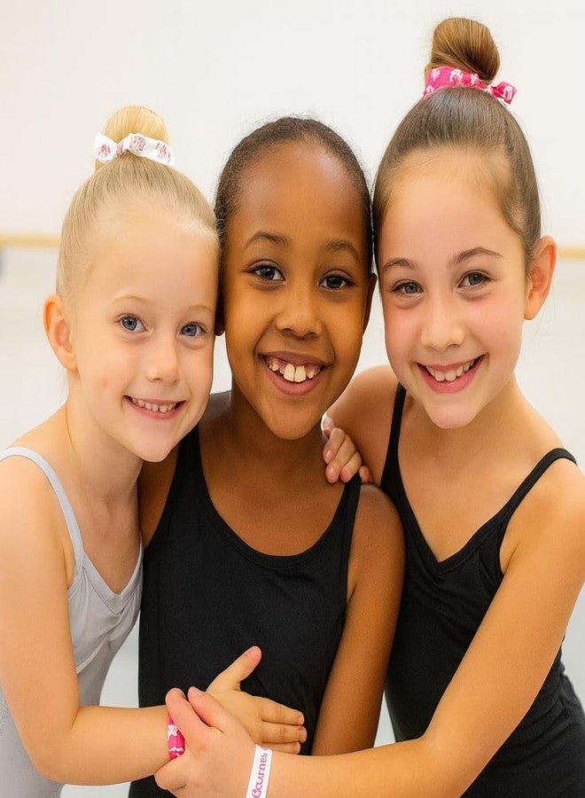 Infinity Collection SportyBella Ballet Hair Ties - 7-Pack No-Crease Hair Elastics with Ballerina Print and Heart Charm - Dance Accessories and Gifts for Girls, Teams Favors, or Recitals - Image 5