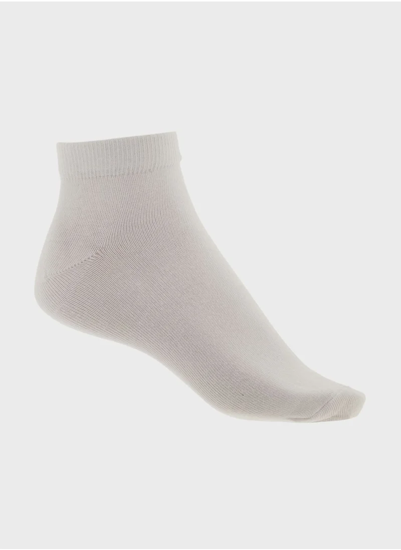 Seventy Five Basics 5 Pack Ankle Socks with Antibacterial Finish