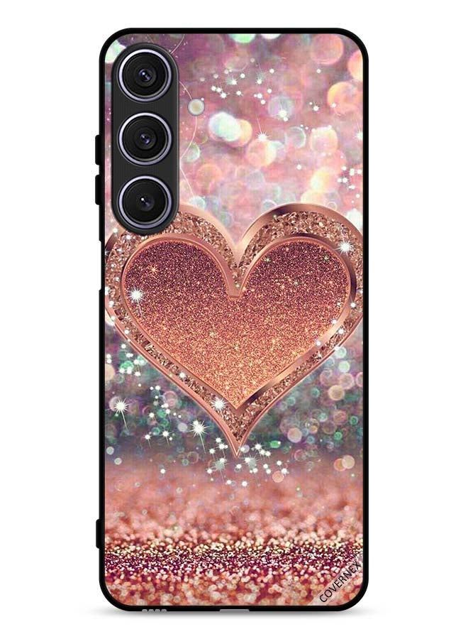 Covernex Samsung Galaxy A17 Protective Case Cover Glitter Heart