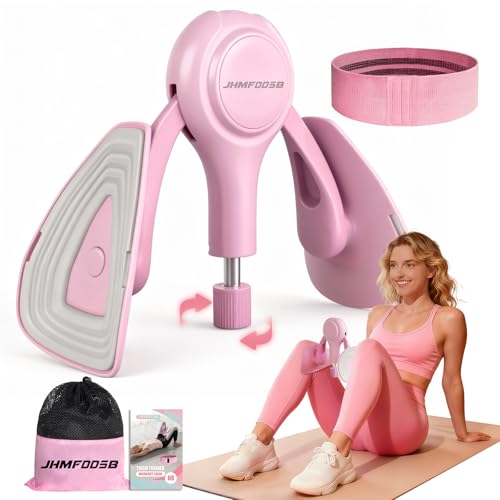 JHMFDDSB Thigh Trainer for Women, 360° Pelvic Floor Exercise Device with Resistance Band, 15-75LB Adjustable Resistance Thigh Workout Equipment for Inner Thigh Toner, Kegel Exercise, Pelvic Floor Muscle Repair - Image 1