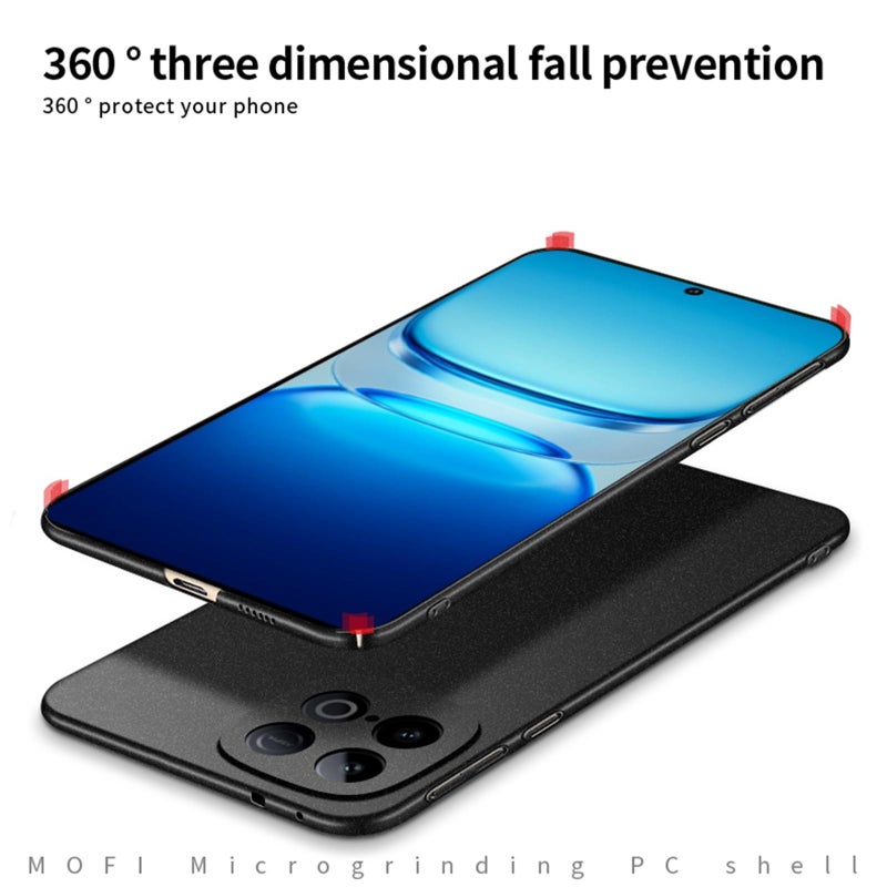 موفي جراب هاتف شامل فائق النحافة لهاتف Vivo Iqoo Z10 Turbo Fandun Series Frosted Pc (رمادي) - Image 4