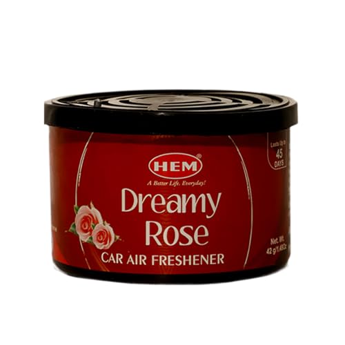 Hem Dreamy Rose Car Air Freshener - 42g | Natural Car Perfume | Refreshing & Long-Lasting Fragrance | Easy to Use & Compact Design that Perfectly Fits | Ideal for On-the-Go Air Freshening - Image 1