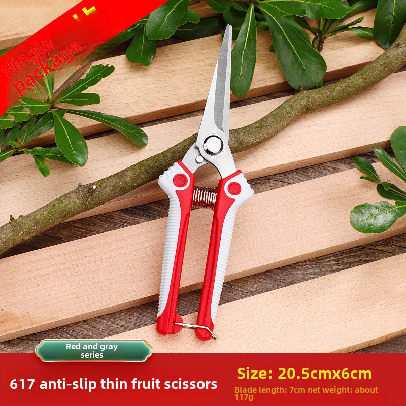 Pruning Shears 3CR13 Stainless Steel Durable Longevity - Ergonomic Handle Reduces Hand Fatigue Garden Shears for Home Garden Maintenance & Gardening Tasks - Image 1