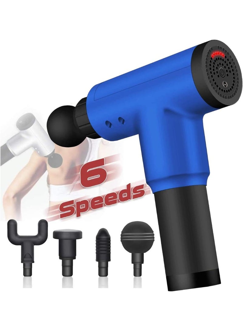 مسدس المساج  لعلاج مشكلة تشنج العضلات بعد العمل أو بعد التمارين حيث يعمل علي تدليك الجسم وارخاء العضلات - متعدد الالوان - Image 1