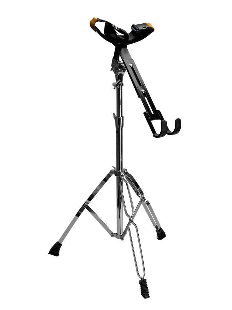 EDM Zenison DJEMBE STAND Double Braced Chrome Adjustable Height Heavy Duty Tripod - Image 2