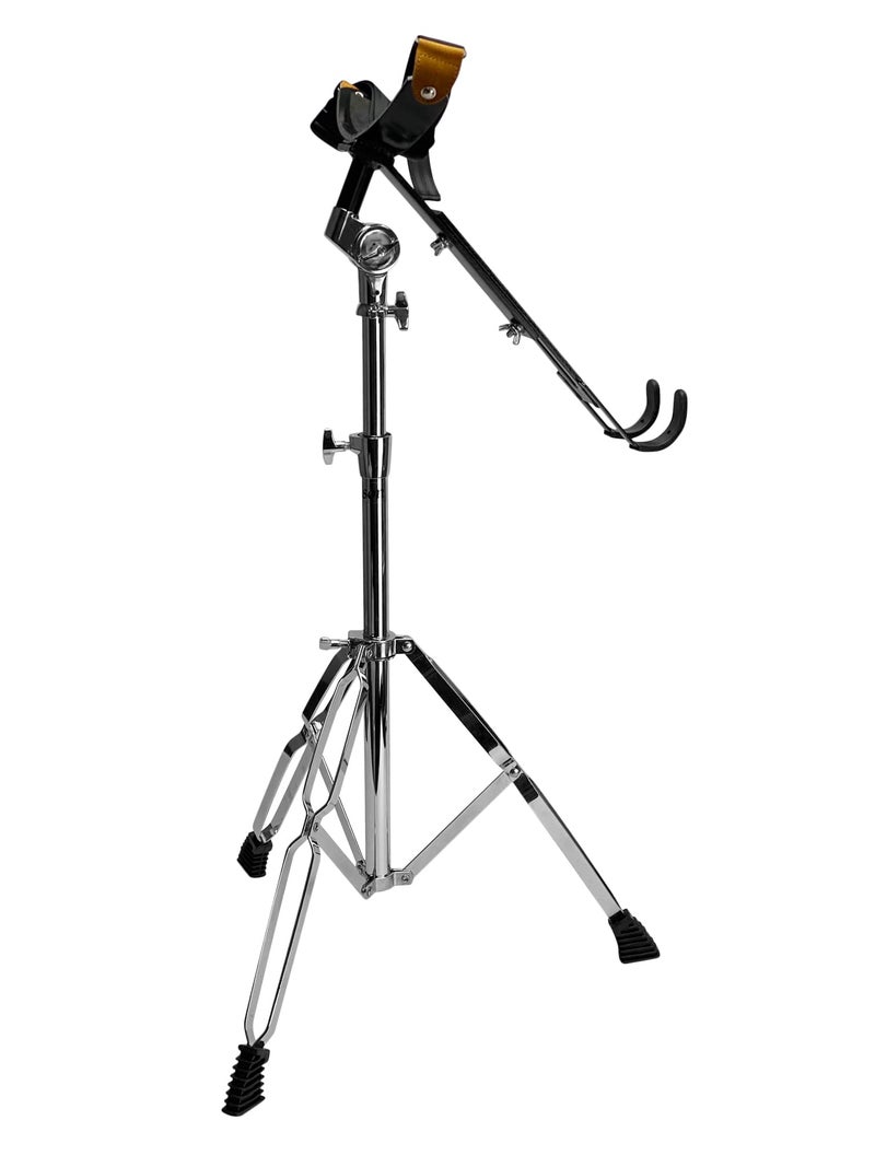 EDM Zenison DJEMBE STAND Double Braced Chrome Adjustable Height Heavy Duty Tripod - Image 1