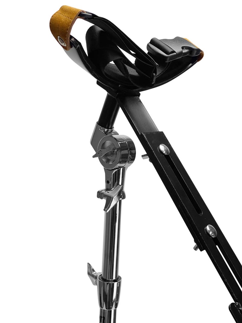 EDM Zenison DJEMBE STAND Double Braced Chrome Adjustable Height Heavy Duty Tripod - Image 3